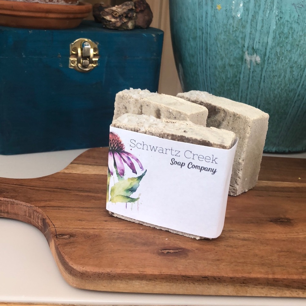 Handmade Soap: Lilac Salt Scrub